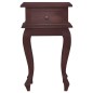 vidaXL Nachttisch Klassisch Braun 35x30x60 cm Massivholz Mahagoni vidaXL Nachttisch Klassisch Braun 35x30x60 cm Massivholz Mahagoni