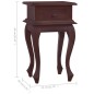 vidaXL Nachttisch Klassisch Braun 35x30x60 cm Massivholz Mahagoni vidaXL Nachttisch Klassisch Braun 35x30x60 cm Massivholz Mahagoni