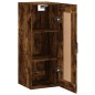 vidaXL Wandschrank Räuchereiche 34,5x34x90 cm Holzwerkstoff vidaXL Wandschrank Räuchereiche 34,5x34x90 cm Holzwerkstoff