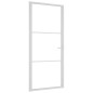 vidaXL Innentür 93x201,5 cm Weiß ESG-Glas und Aluminium vidaXL Innentür 93x201,5 cm Weiß ESG-Glas und Aluminium