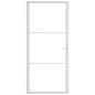 vidaXL Innentür 93x201,5 cm Weiß ESG-Glas und Aluminium vidaXL Innentür 93x201,5 cm Weiß ESG-Glas und Aluminium