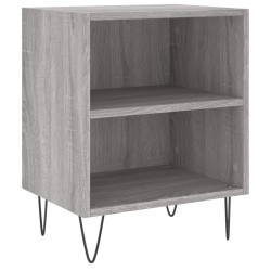 vidaXL Nachttisch Grau Sonoma 40x30x50 cm Holzwerkstoff