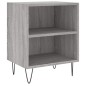 vidaXL Nachttisch Grau Sonoma 40x30x50 cm Holzwerkstoff vidaXL Nachttisch Grau Sonoma 40x30x50 cm Holzwerkstoff