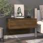 vidaXL Wand-Nachttische 2 Stk. Braun Eichen-Optik vidaXL Wand-Nachttische 2 Stk. Braun Eichen-Optik