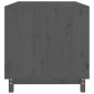 vidaXL Hundehütte Grau 100x70x72 cm Massivholz Kiefer vidaXL Hundehütte Grau 100x70x72 cm Massivholz Kiefer