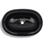 Keramik Waschbecken schwarz oval Keramik Waschbecken schwarz oval