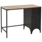 vidaXL Einzelsockel Schreibtisch Massivholz und Stahl 100x50x76 cm vidaXL Einzelsockel Schreibtisch Massivholz und Stahl 100x50x76 cm