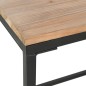 vidaXL Einzelsockel Schreibtisch Massivholz und Stahl 100x50x76 cm vidaXL Einzelsockel Schreibtisch Massivholz und Stahl 100x50x76 cm