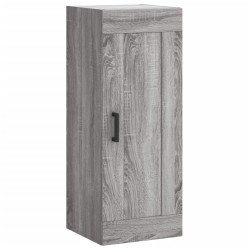 vidaXL Wandschrank Grau Sonoma 34,5x34x90 cm Holzwerkstoff