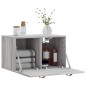 vidaXL Wandschrank Grau Sonoma 60x36,5x35 cm Holzwerkstoff vidaXL Wandschrank Grau Sonoma 60x36,5x35 cm Holzwerkstoff