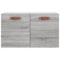 vidaXL Wandschrank Grau Sonoma 60x36,5x35 cm Holzwerkstoff vidaXL Wandschrank Grau Sonoma 60x36,5x35 cm Holzwerkstoff