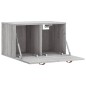 vidaXL Wandschrank Grau Sonoma 60x36,5x35 cm Holzwerkstoff vidaXL Wandschrank Grau Sonoma 60x36,5x35 cm Holzwerkstoff