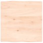 vidaXL Tischplatte 60x60x2 cm Massivholz Eiche Unbehandelt Baumkante vidaXL Tischplatte 60x60x2 cm Massivholz Eiche Unbehandelt Baumkante