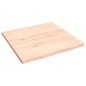 vidaXL Tischplatte 60x60x2 cm Massivholz Eiche Unbehandelt Baumkante vidaXL Tischplatte 60x60x2 cm Massivholz Eiche Unbehandelt Baumkante