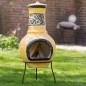 RedFire Garten-/Terrassenkamin Soledad Ton Gelb/Schwarz 86035 RedFire Garten-/Terrassenkamin Soledad Ton Gelb/Schwarz 86035