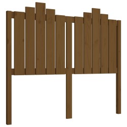 vidaXL Kopfteil Honigbraun 126x4x110 cm Massivholz Kiefer