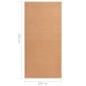 vidaXL Teppichläufer BCF Beige 100x200 cm vidaXL Teppichläufer BCF Beige 100x200 cm