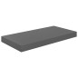 vidaXL Schwebendes Wandregal Hochglanz-Grau 50x23x3,8 cm MDF vidaXL Schwebendes Wandregal Hochglanz-Grau 50x23x3,8 cm MDF