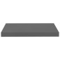 vidaXL Schwebendes Wandregal Hochglanz-Grau 50x23x3,8 cm MDF vidaXL Schwebendes Wandregal Hochglanz-Grau 50x23x3,8 cm MDF