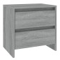 vidaXL Nachttische 2 Stk. Grau Sonoma 45x34,5x44,5 cm Holzwerkstoff vidaXL Nachttische 2 Stk. Grau Sonoma 45x34,5x44,5 cm Holzwerkstoff