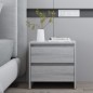 vidaXL Nachttische 2 Stk. Grau Sonoma 45x34,5x44,5 cm Holzwerkstoff vidaXL Nachttische 2 Stk. Grau Sonoma 45x34,5x44,5 cm Holzwerkstoff