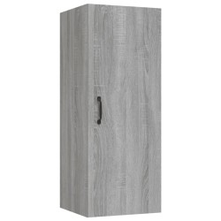 vidaXL Hängeschrank Grau Sonoma 34,5x34x90 cm Holzwerkstoff