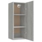 vidaXL Hängeschrank Grau Sonoma 34,5x34x90 cm Holzwerkstoff vidaXL Hängeschrank Grau Sonoma 34,5x34x90 cm Holzwerkstoff
