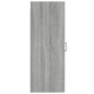 vidaXL Hängeschrank Grau Sonoma 34,5x34x90 cm Holzwerkstoff vidaXL Hängeschrank Grau Sonoma 34,5x34x90 cm Holzwerkstoff