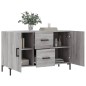vidaXL Sideboard Grau Sonoma 100x36x60 cm Holzwerkstoff vidaXL Sideboard Grau Sonoma 100x36x60 cm Holzwerkstoff