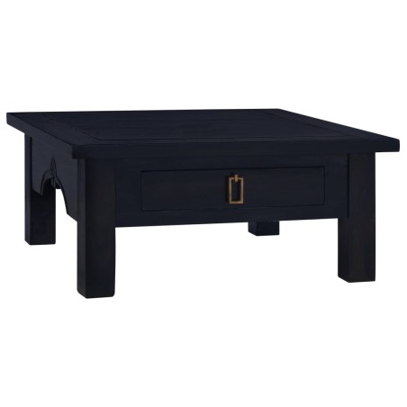 vidaXL Couchtisch Hellschwarzer Kaffee 68x68x30cm Massivholz Mahagoni 