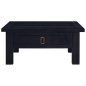 vidaXL Couchtisch Hellschwarzer Kaffee 68x68x30cm Massivholz Mahagoni vidaXL Couchtisch Hellschwarzer Kaffee 68x68x30cm Massivholz Mahagoni