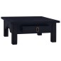 vidaXL Couchtisch Hellschwarzer Kaffee 68x68x30cm Massivholz Mahagoni vidaXL Couchtisch Hellschwarzer Kaffee 68x68x30cm Massivholz Mahagoni