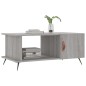 vidaXL Couchtisch Grau Sonoma 90x50x40 cm Holzwerkstoff vidaXL Couchtisch Grau Sonoma 90x50x40 cm Holzwerkstoff