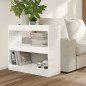 vidaXL Bücherregal/Raumteiler Hochglanz-Weiß 80x30x72 cm vidaXL Bücherregal/Raumteiler Hochglanz-Weiß 80x30x72 cm