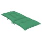 Gartenstuhlauflagen für Hochlehner 6 Stk. Grün 120x50x7cm Stoff Gartenstuhlauflagen für Hochlehner 6 Stk. Grün 120x50x7cm Stoff