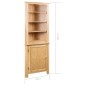 vidaXL Eckschrank 59 x 36 x 180 cm Massivholz Eiche vidaXL Eckschrank 59 x 36 x 180 cm Massivholz Eiche