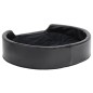 vidaXL Hundebett Schwarz 79x70x19 cm Plüsch und Kunstleder vidaXL Hundebett Schwarz 79x70x19 cm Plüsch und Kunstleder