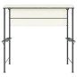 vidaXL Pavillon mit Dach 220x110x200 cm Creme vidaXL Pavillon mit Dach 220x110x200 cm Creme