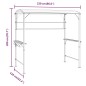 vidaXL Pavillon mit Dach 220x110x200 cm Creme vidaXL Pavillon mit Dach 220x110x200 cm Creme