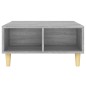 vidaXL Couchtisch Grau Sonoma 60x60x30 cm Holzwerkstoff vidaXL Couchtisch Grau Sonoma 60x60x30 cm Holzwerkstoff