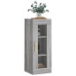 vidaXL Wandschrank Grau Sonoma 34,5x34x90 cm vidaXL Wandschrank Grau Sonoma 34,5x34x90 cm