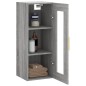 vidaXL Wandschrank Grau Sonoma 34,5x34x90 cm vidaXL Wandschrank Grau Sonoma 34,5x34x90 cm