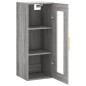 vidaXL Wandschrank Grau Sonoma 34,5x34x90 cm vidaXL Wandschrank Grau Sonoma 34,5x34x90 cm