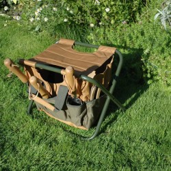 Esschert Design Gartentasche und Gartenhocker GT01