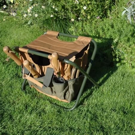 Esschert Design Gartentasche und Gartenhocker GT01