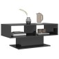 vidaXL Couchtisch Hochglanz-Grau 103,5x50x44,5 cm Holzwerkstoff vidaXL Couchtisch Hochglanz-Grau 103,5x50x44,5 cm Holzwerkstoff