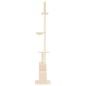 vidaXL Kratzbaum Deckenhoch Creme 250,5-276,5 cm vidaXL Kratzbaum Deckenhoch Creme 250,5-276,5 cm