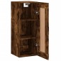 vidaXL Wandschrank Räuchereiche 34,5x34x90 cm Holzwerkstoff vidaXL Wandschrank Räuchereiche 34,5x34x90 cm Holzwerkstoff