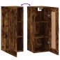 vidaXL Wandschrank Räuchereiche 34,5x34x90 cm Holzwerkstoff vidaXL Wandschrank Räuchereiche 34,5x34x90 cm Holzwerkstoff