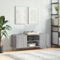 vidaXL Plattenschrank Grau Sonoma 121x38x48 cm Holzwerkstoff vidaXL Plattenschrank Grau Sonoma 121x38x48 cm Holzwerkstoff